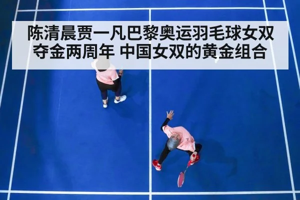 陈清晨贾一凡巴黎奥运羽毛球女双夺金两周年 中国女双的黄金组合